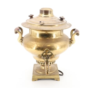 ANTIQUE BRASS SAMOVAR