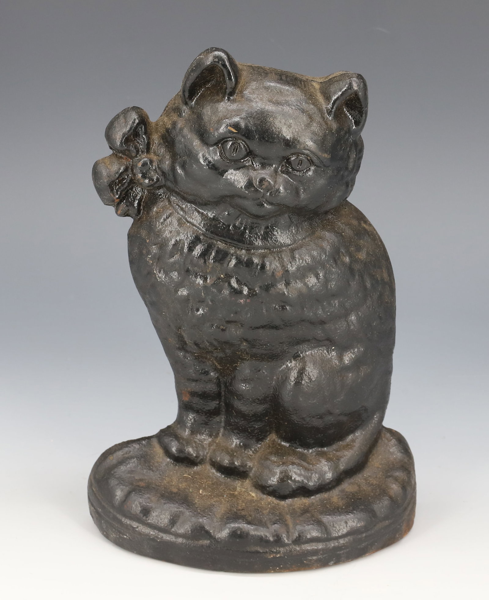 CAST IRON BLACK CAT DOORSTOP (1 of 4)