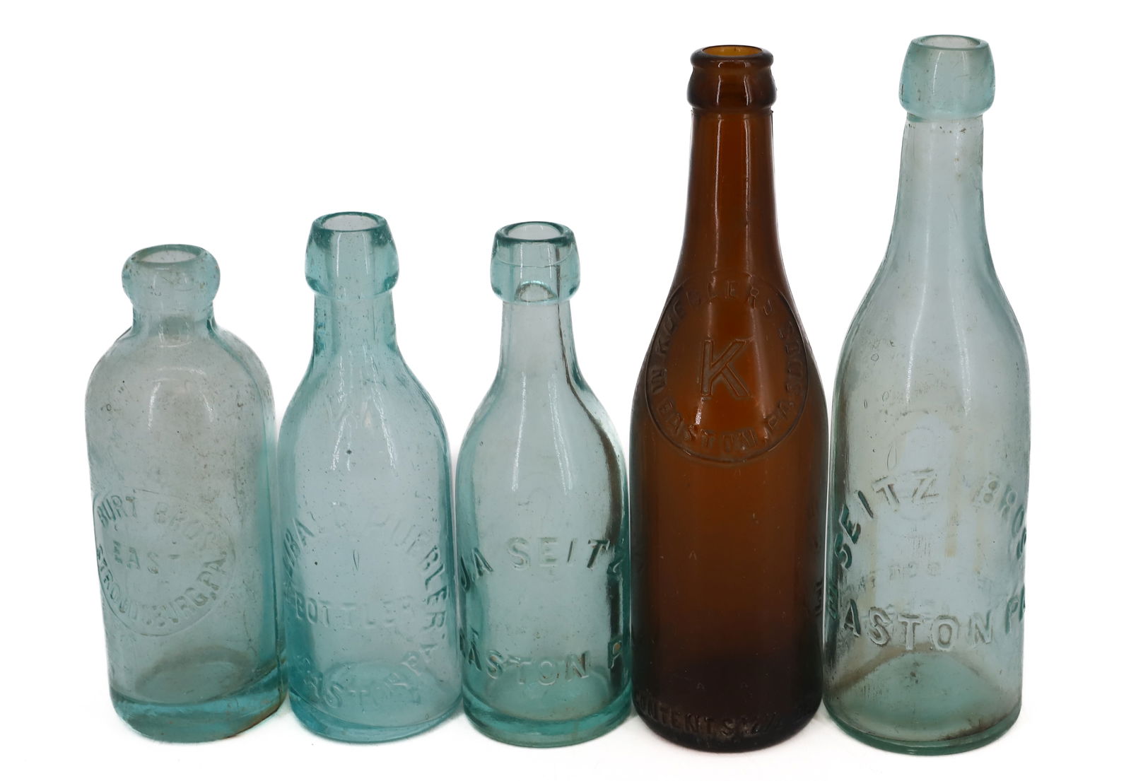 LOT OF EASTON AND STROUDSBURG, PA BOTTLES (1 of 4)