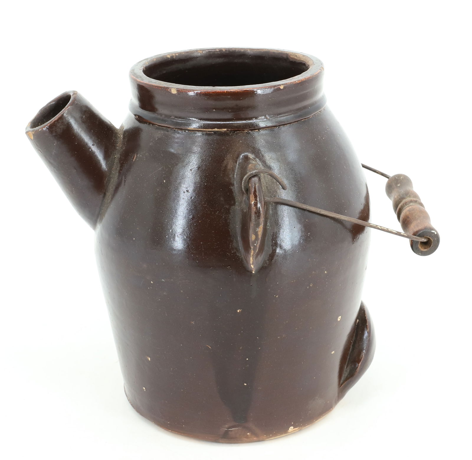 STONEWARE BATTER JUG (1 of 4)