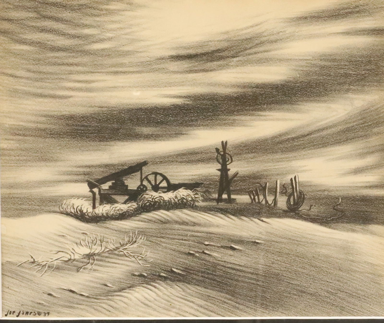 WASTELANDS LITHOGRAPH BY JOE JONES (1 of 5)