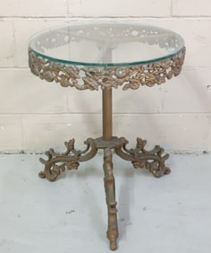 ORNATE CAST IRON TABLE