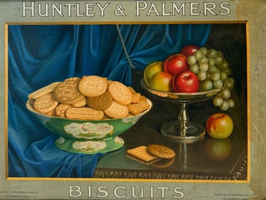HUNTLEY & PALMERS ADVERTISING SIGN