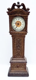 CAST IRON  "MINIATURE" TALL CASE CLOCK