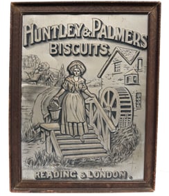 HUNTLEY & PALMERS ADVERTISING SIGN