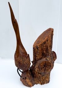 JOHN SAKOS WOOD SCULPTURE