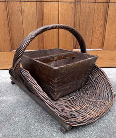 FLOWER GATHERING BASKET AND GRAIN CONTAINER