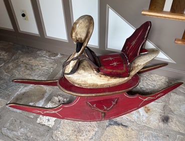 WOODEN SWAN ROCKER