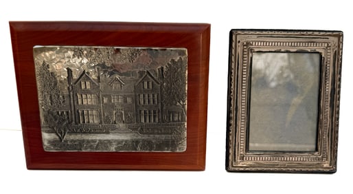 PRESENTATION BOX AND SILVER FRAME