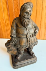 PAPIER-MACHE SANTA CLAUS MOLD, BELSNICKEL