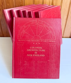 "ARCHITECTURAL TREASURES OF EARLY AMERICA" , SEVEN VOLUMES