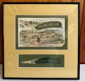 FRAMED BURPEE'S SEED ADVERTISER