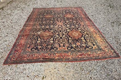 ANTIQUE ORIENTAL ROOM SIZE RUG