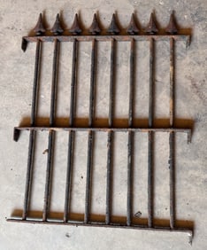 CAST IRON FENCE SECTION