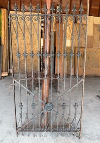 LARGE CAST IRON GARDEN GATE