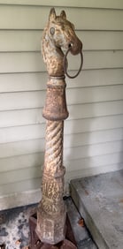 CAST IRON HITCHING POST