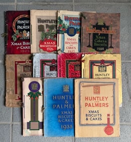 LOT OF HUNTLEY & PALMERS BISCUIT TIN CATALOGS