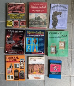 LOT OF ANTIQUE COLLECTING REFERENCE BOOKS