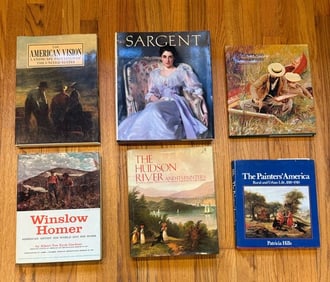 LOT OF AMERICAN PAINTERS REFERENCE BOOKS