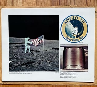 LOT OF APOLLO XII  PICTURES FROM NASA