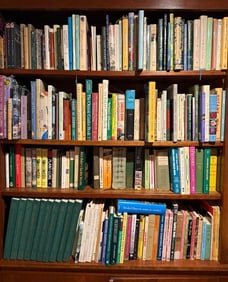 (4) SHELVES OF GARDENING BOOKS