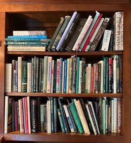(3) SHELVES OF GARDENING BOOKS