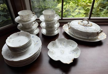 (27) PIECE LIMOGES DINNER SET