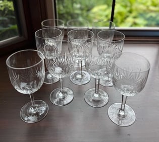 LOT OF CRYSTAL STEMWARE