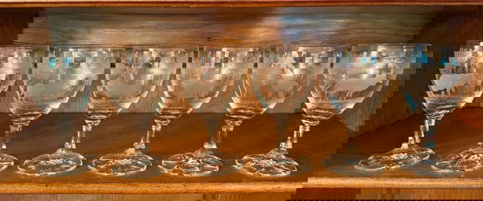 QUEEN LACE CRYSTAL STEMWARE