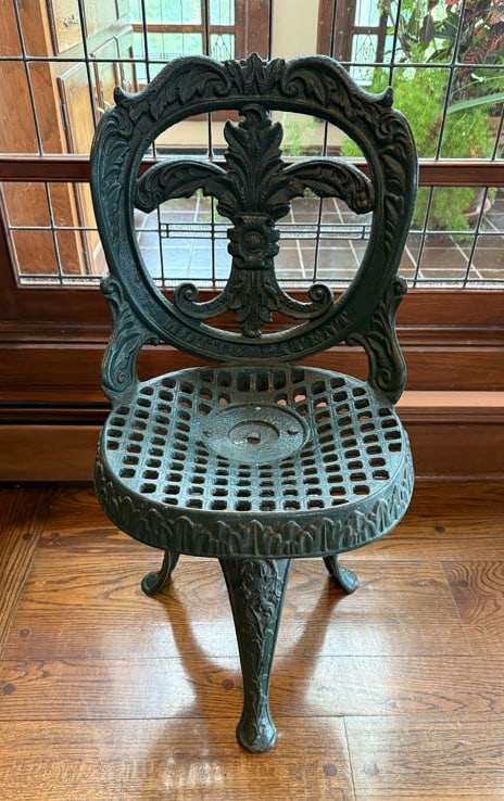MOTT'S PATENT CAST IRON CHAIR (1 of 5)
