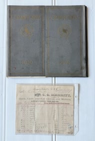 CRAWFORD'S BISCUIT CATALOG AND 1887 RECEIPT