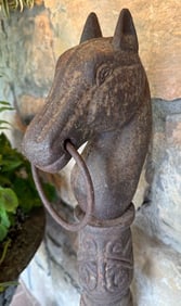 CAST IRON HITCHING POST