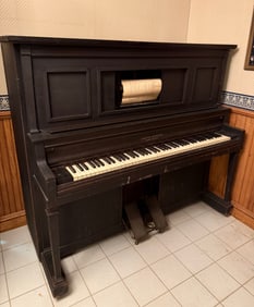 LAUTER-HUMANA UPRIGHT PLAYER PIANO