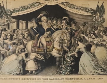 KELLOGG AND THAYER PRINT OF GEORGE WASHINGTON