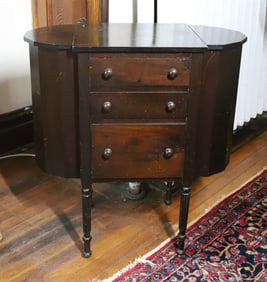 VINTAGE (3) DRAWER SEWING STAND