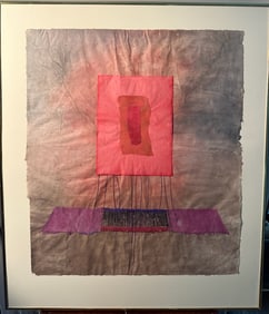 MIXED MEDIA FRAMED ARTWORK