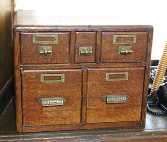 MACEY OAK FILE DRAWERS
