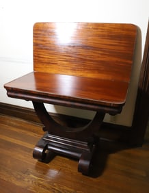 19TH C. FLIP-TOP TABLE