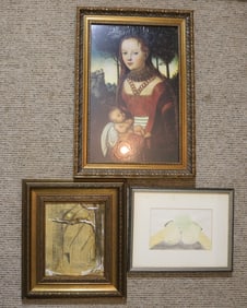 LOT OF FRAMED ARTWORK