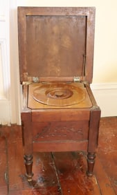 VICTORIAN  STOOL / CHAMBER SEAT