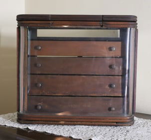 ANTIQUE DISPLAY CABINET
