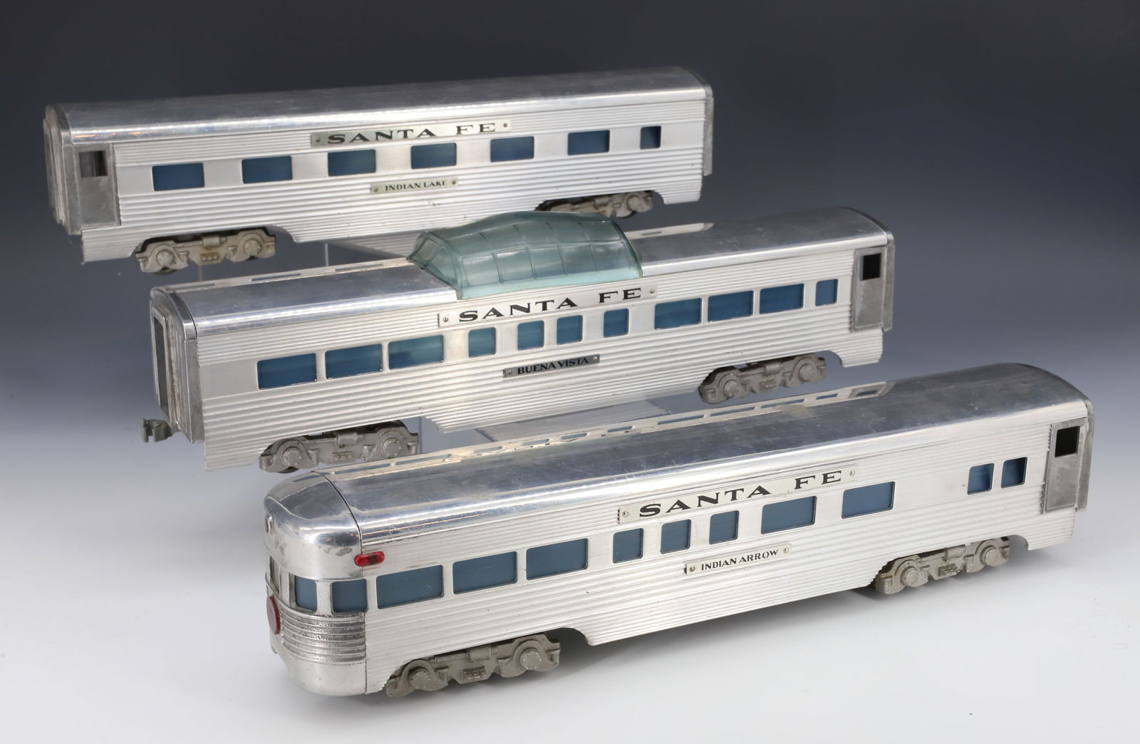 (3) AMERICAN MODEL TOYS PASSENGER TRAIN CARS (1 of 5)