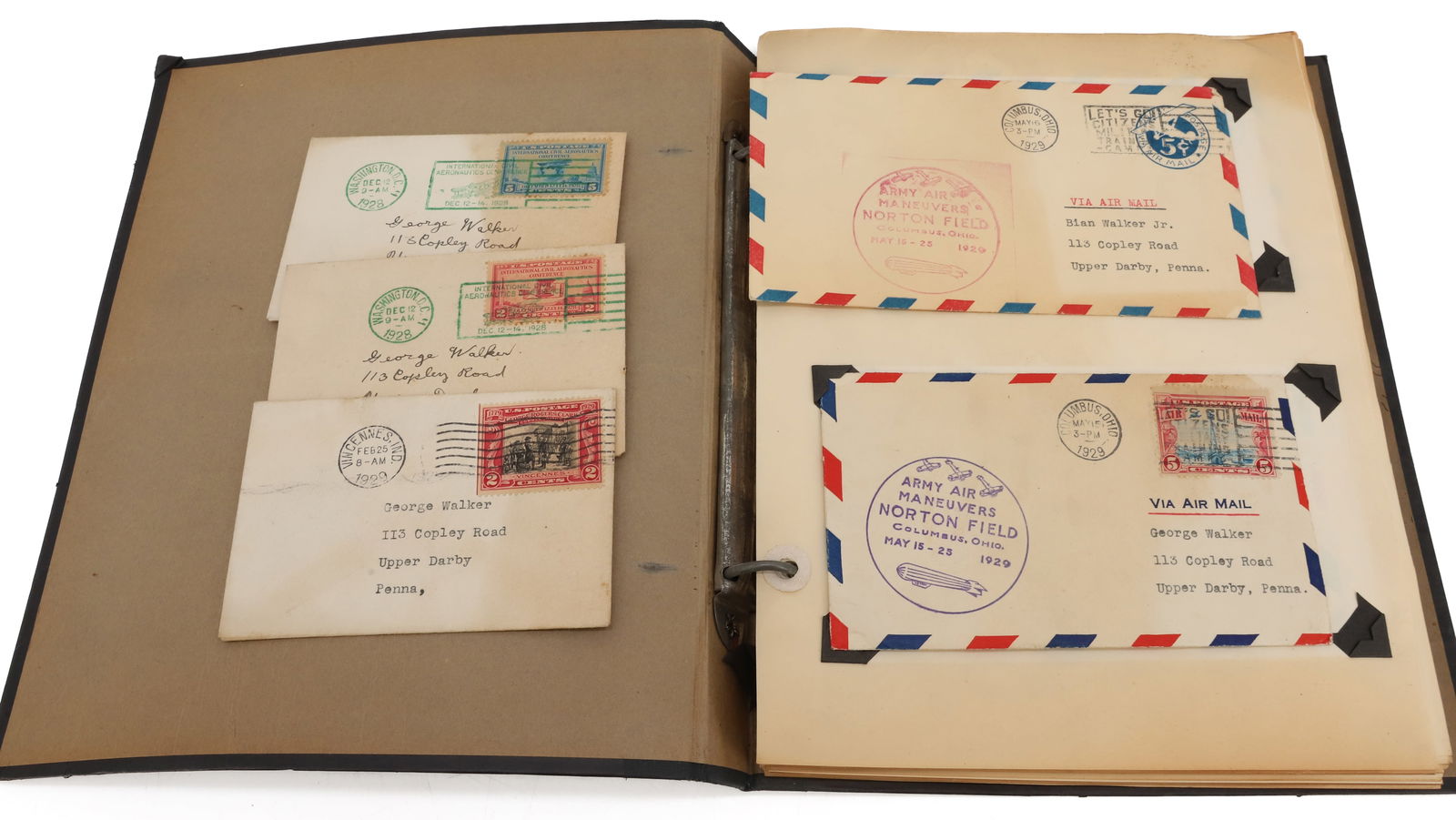 COLLECTION OF AIR MAIL ENVELOPES (1 of 5)