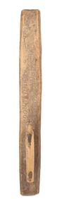 18TH C. CARVED EUROPEAN MANGLE BOARD