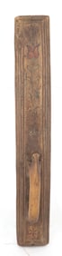 EARLY CARVED EUROPEAN MANGLE BOARD