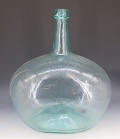 ANTIQUE GLASS CARBOY, BOTTLE