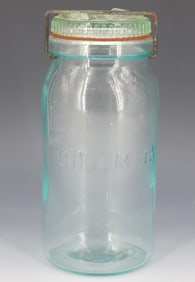 "COLUMBIA" GLASS FRUIT JAR