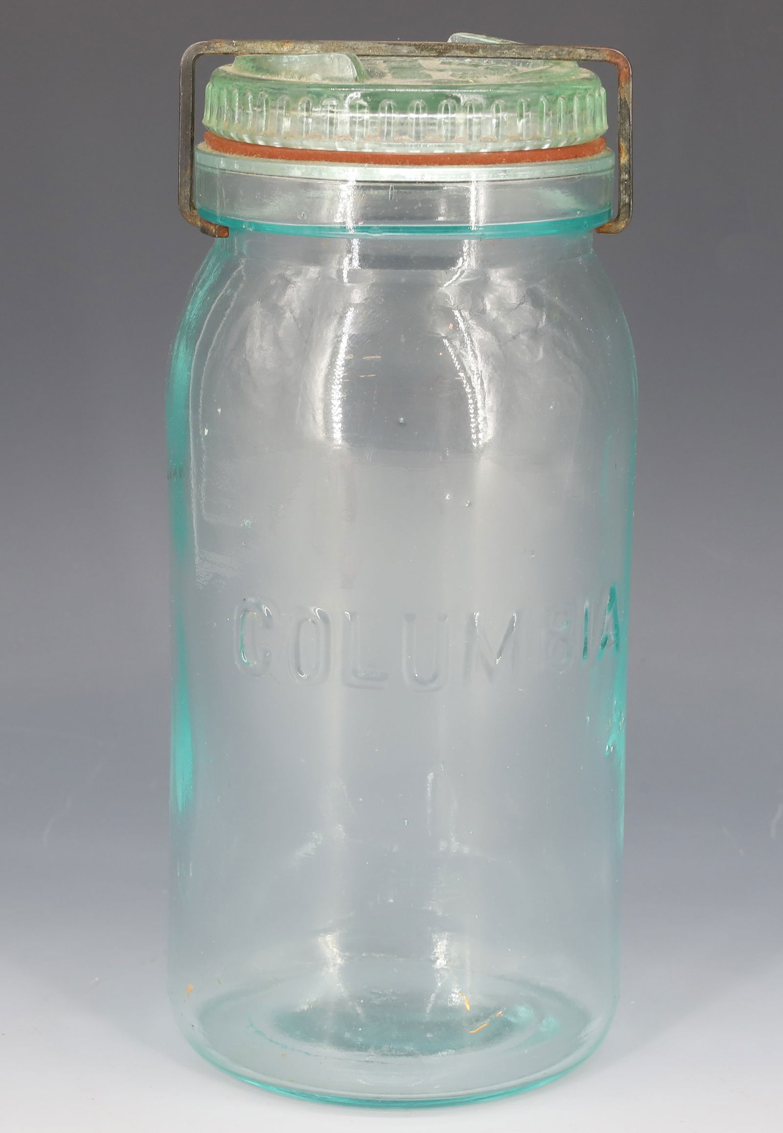 "COLUMBIA" GLASS FRUIT JAR (1 of 4)