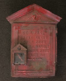 CAST IRON FIRE ALARM BOX
