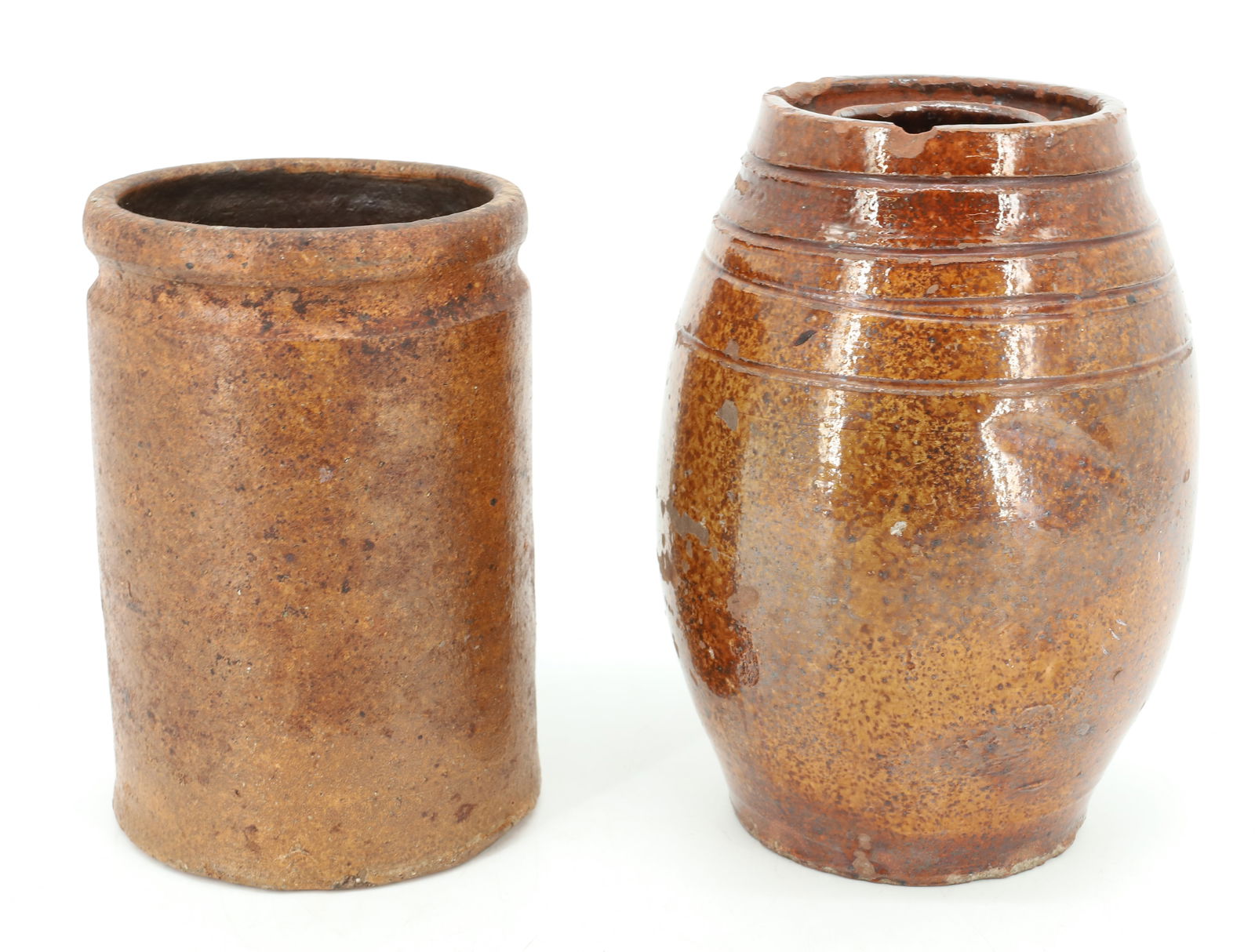 (2) POTTERY JARS (1 of 6)